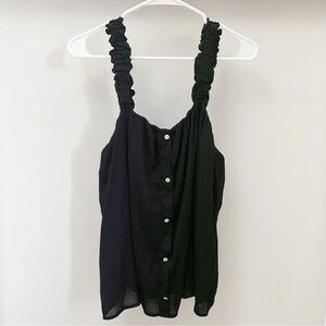 Bobeau Women’s Summer Soft Tank Top Black Medium